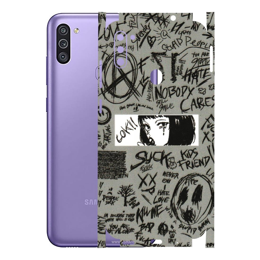 Samsung M/F/Note/Flip and C Phone Skins (All Models) - Never Have Love Anime - 3D Embossed Finish (L-260) Samsung Galaxy M11