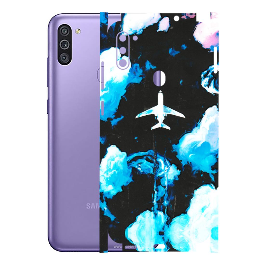 Samsung M/F/Note/Flip and C Phone Skins (All Models) - Travel In Airline - 3D Embossed Finish (L-264) Samsung Galaxy M11