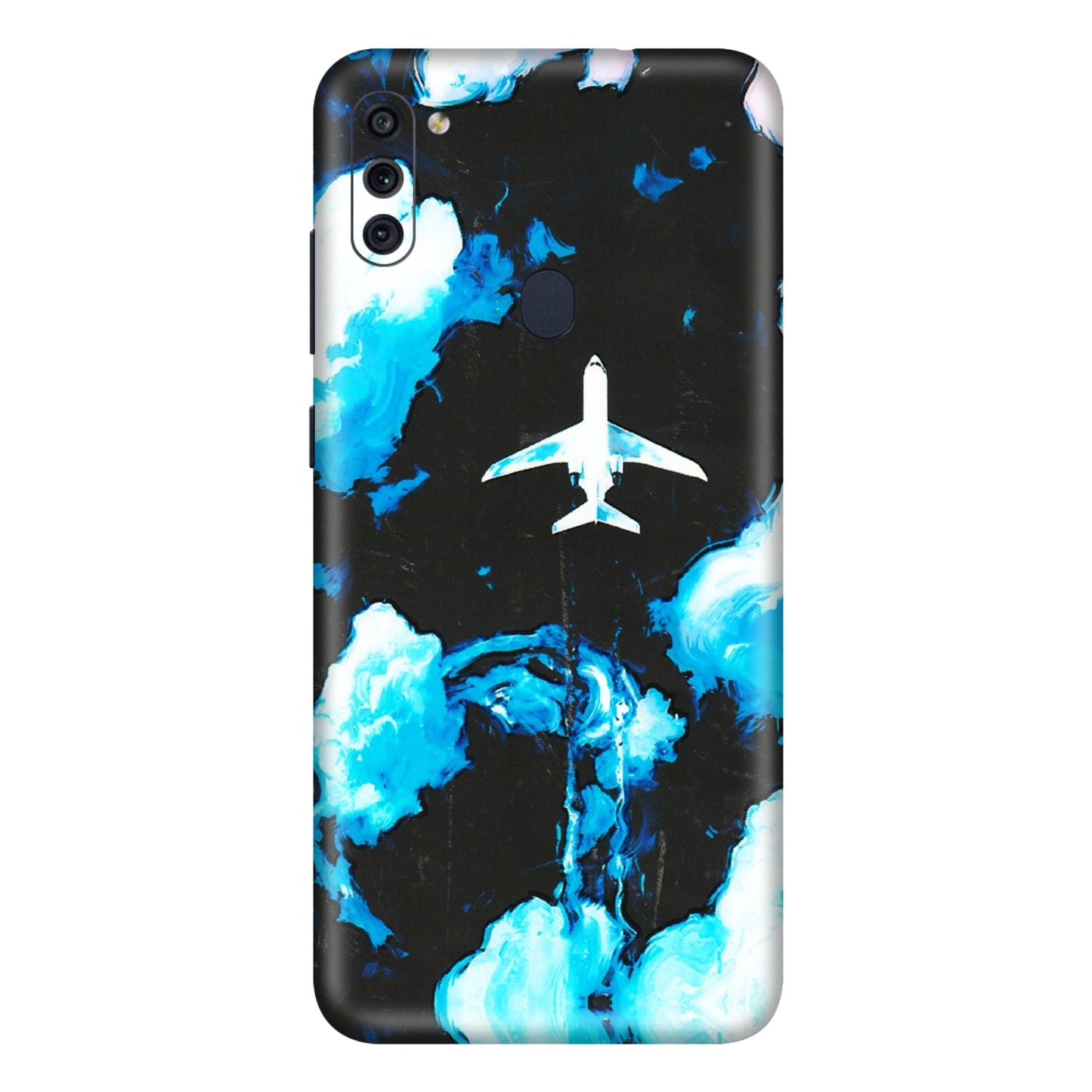Samsung M/F/Note/Flip and C Phone Skins (All Models) - Travel In Airline - 3D Embossed Finish (L-264) Samsung Galaxy M11