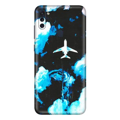 Samsung M/F/Note/Flip and C Phone Skins (All Models) - Travel In Airline - 3D Embossed Finish (L-264) Samsung Galaxy M11