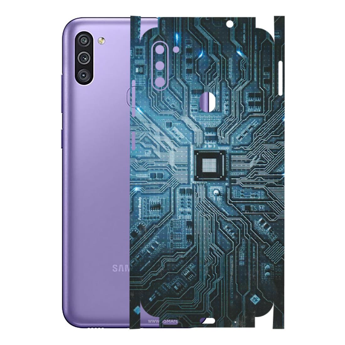 Samsung M/F/Note/Flip and C Phone Skins (All Models) - Original Circuit - 3D Embossed Finish (L-267) Samsung Galaxy M11