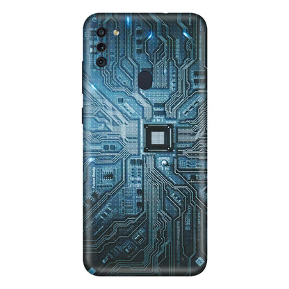 Samsung M/F/Note/Flip and C Phone Skins (All Models) - Original Circuit - 3D Embossed Finish (L-267) Samsung Galaxy M11