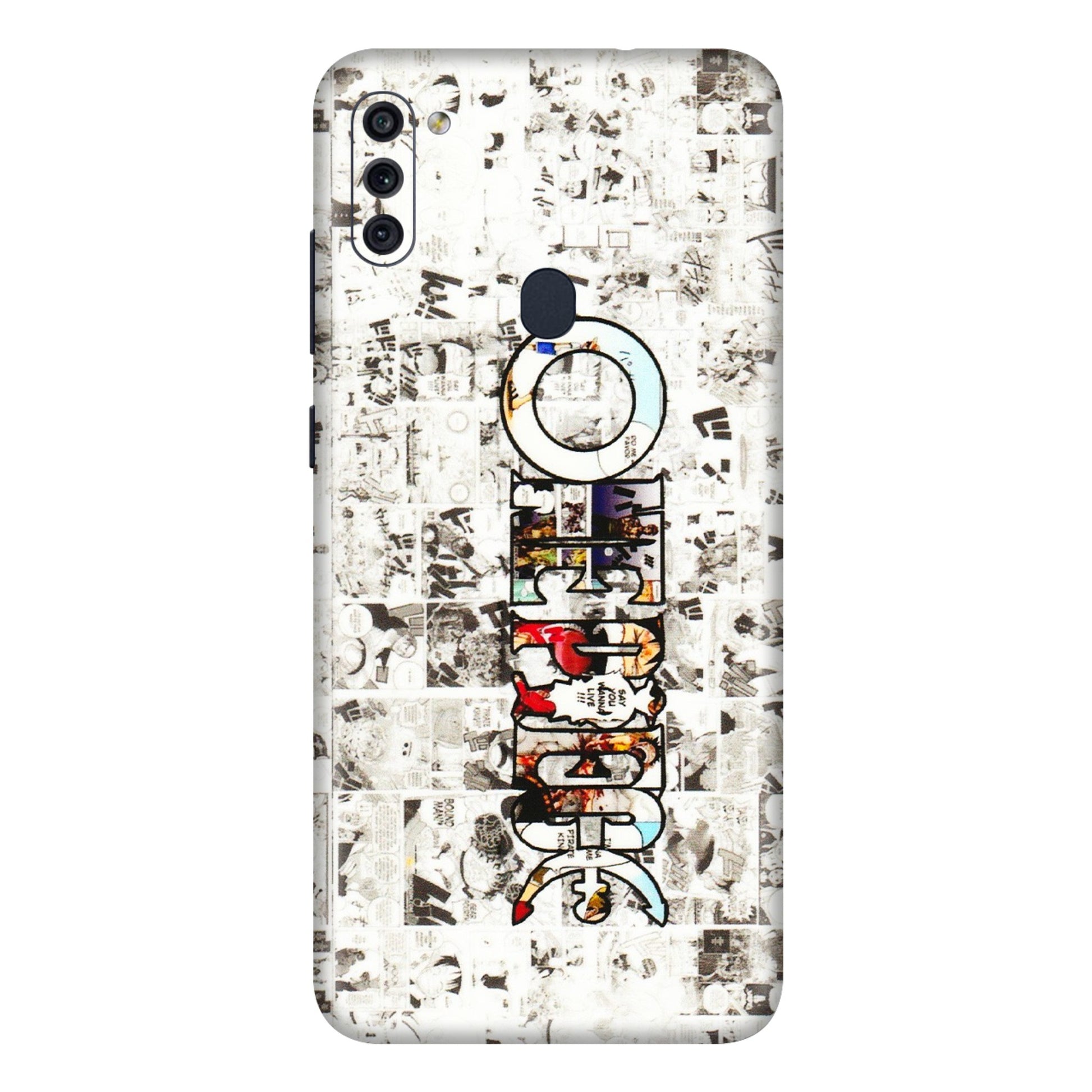 Samsung M/F/Note/Flip and C Phone Skins (All Models) - One Piece Manga - 3D Embossed Finish (L-26) Samsung Galaxy M11