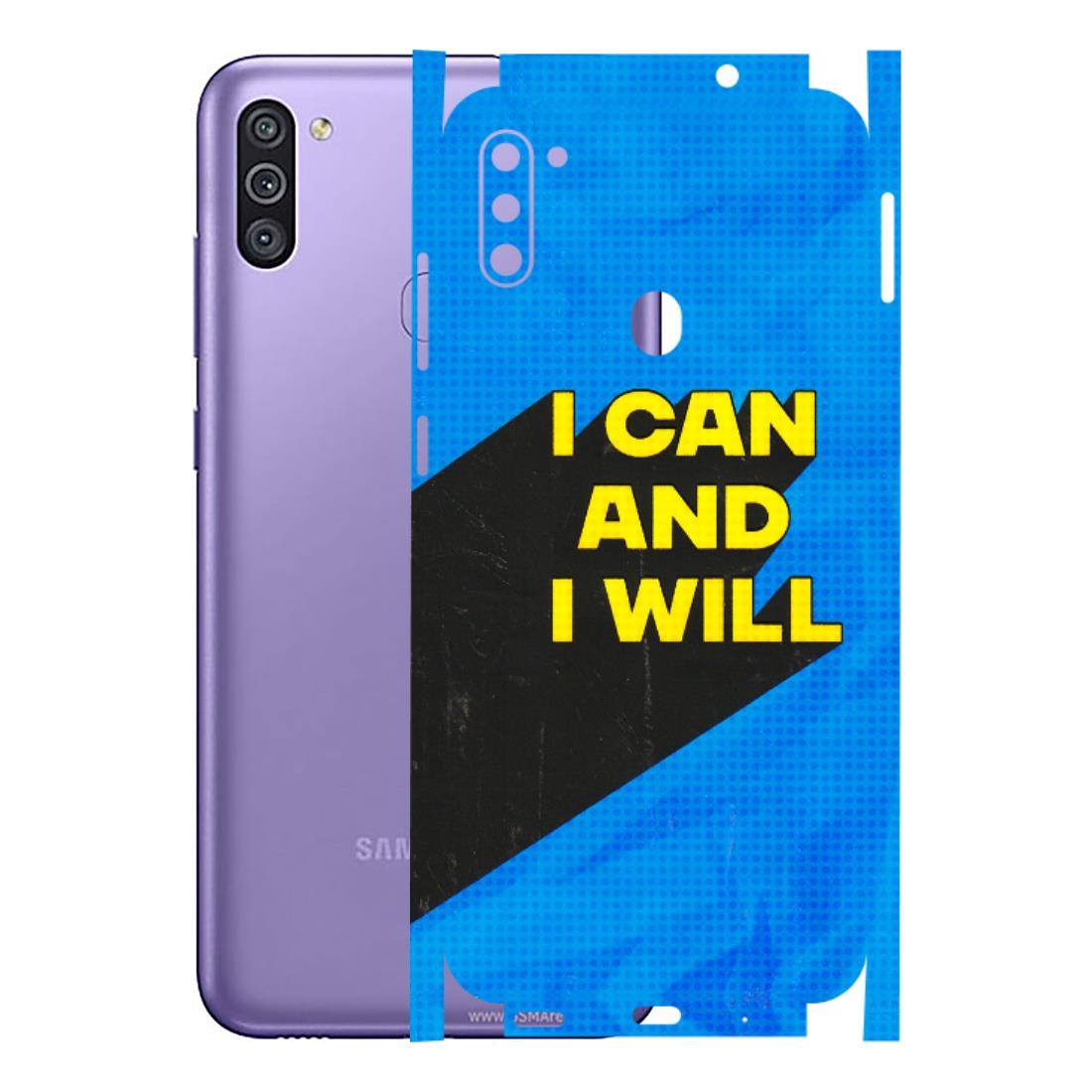Samsung M/F/Note/Flip and C Phone Skins (All Models) - I Can And I Will - 3D Embossed Finish (L-281) Samsung Galaxy M11