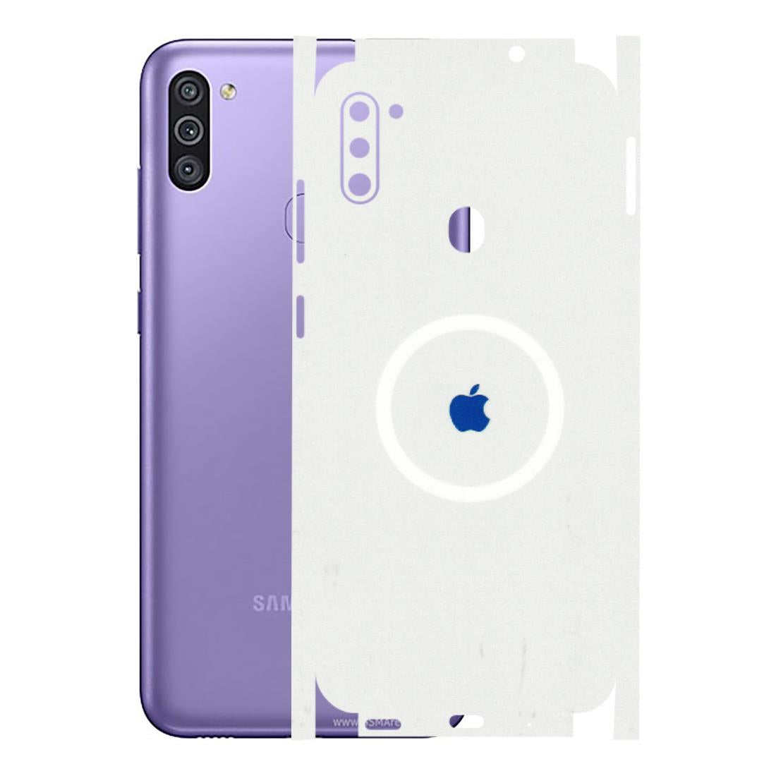Samsung M/F/Note/Flip and C Phone Skins (All Models) - iPhone Magsafe Logo - 3D Embossed Finish (L-320) Samsung Galaxy M11