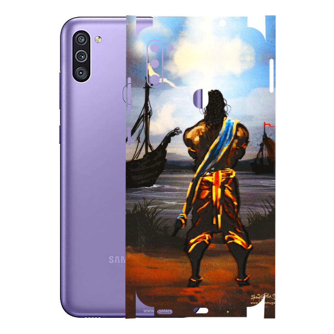 Samsung M/F/Note/Flip and C Phone Skins (All Models) - Heavenly God Figure - 3D Embossed Finish (L-34) Samsung Galaxy M11