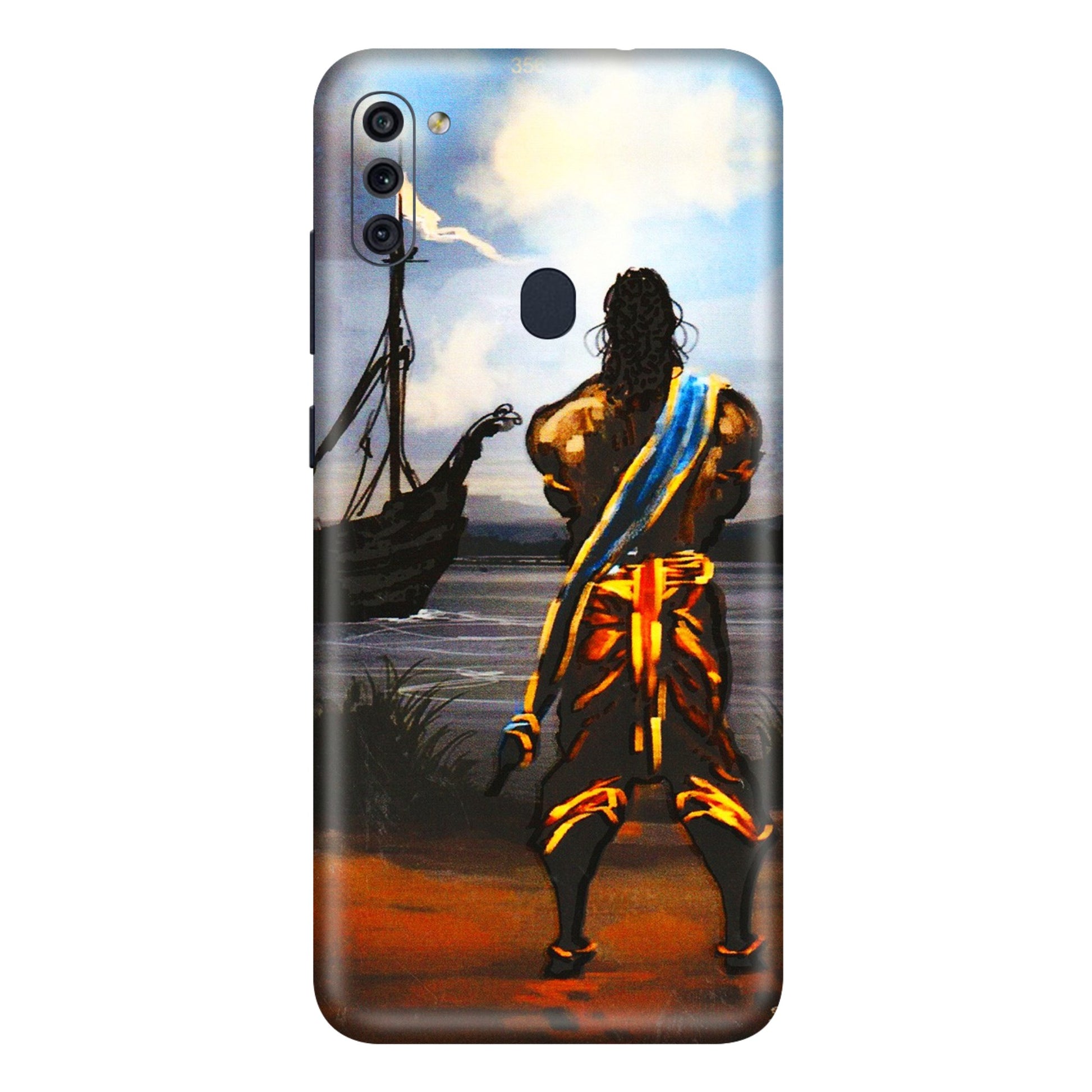 Samsung M/F/Note/Flip and C Phone Skins (All Models) - Heavenly God Figure - 3D Embossed Finish (L-34) Samsung Galaxy M11