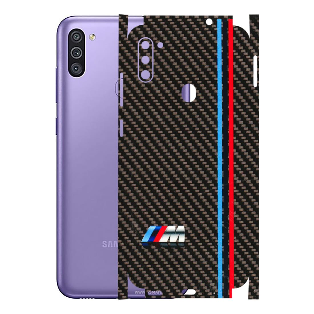 Samsung M/F/Note/Flip and C Phone Skins (All Models) - BM Carbon Fiber Feels - 3D Embossed Finish (L-38) Samsung Galaxy M11