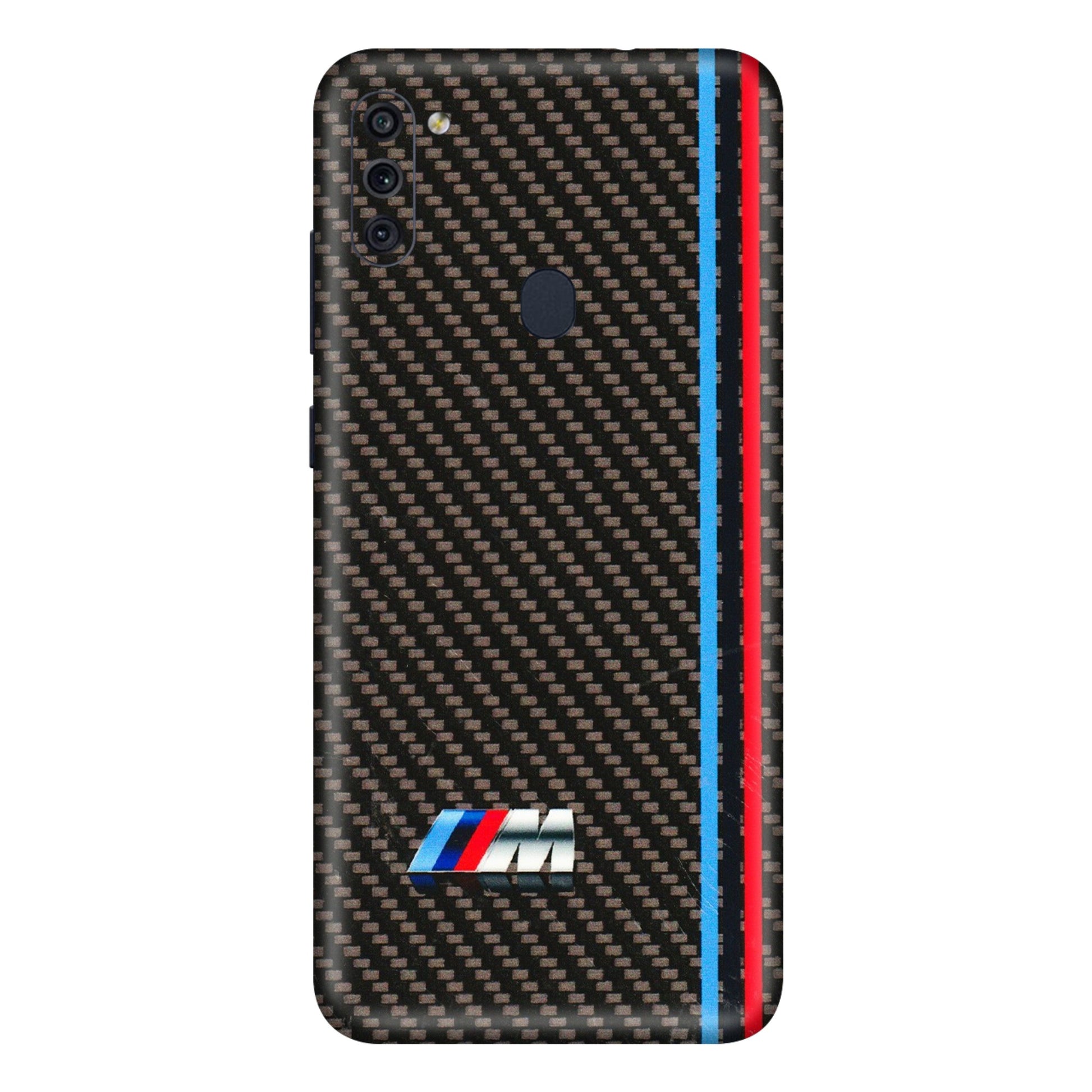 Samsung M/F/Note/Flip and C Phone Skins (All Models) - BM Carbon Fiber Feels - 3D Embossed Finish (L-38) Samsung Galaxy M11