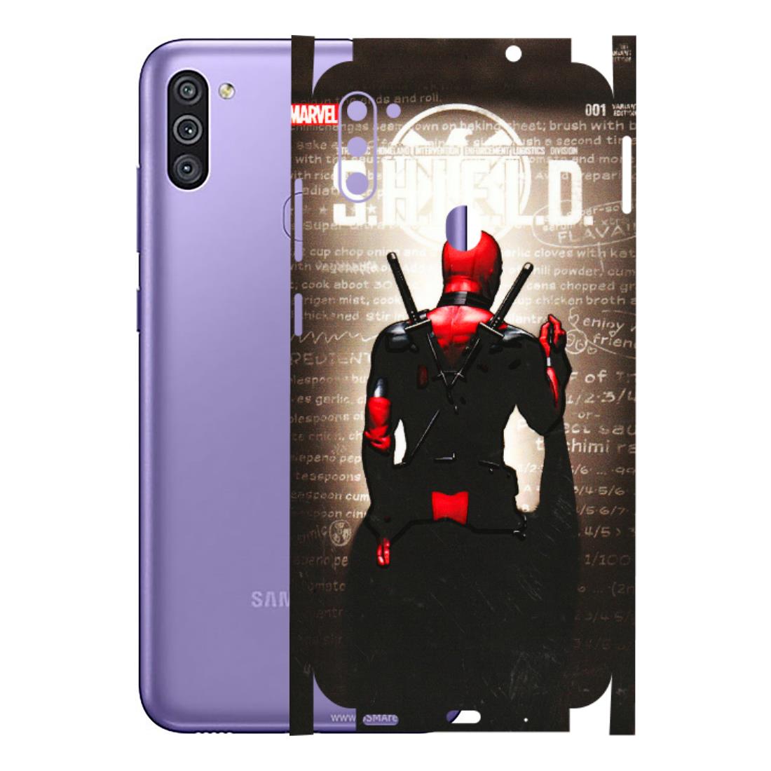 Samsung M/F/Note/Flip and C Phone Skins (All Models) - Deadpool - 3D Embossed Finish (L-56) Samsung Galaxy M11