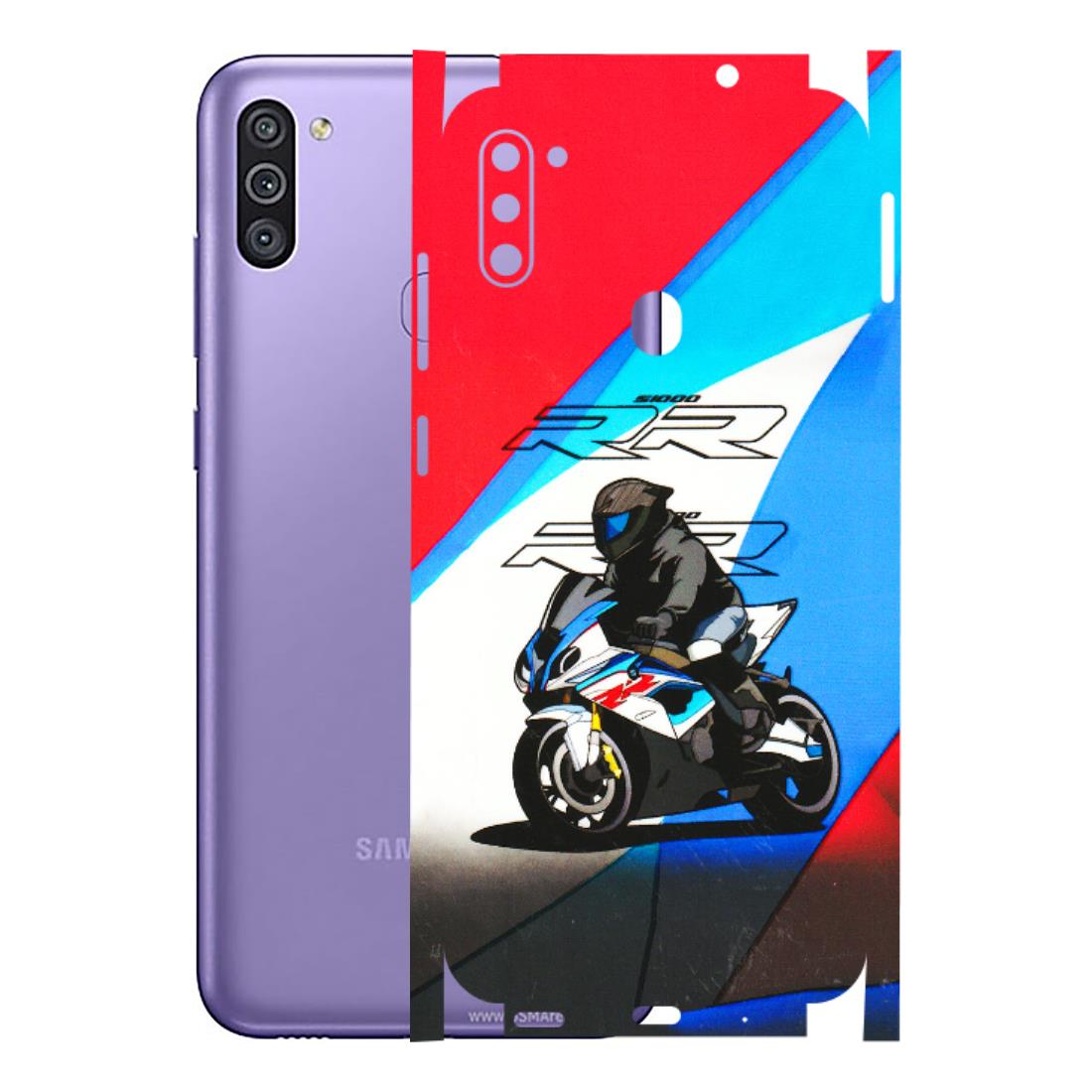 Samsung M/F/Note/Flip and C Phone Skins (All Models) - Bikers Love - 3D Embossed Finish (L-58) Samsung Galaxy M11