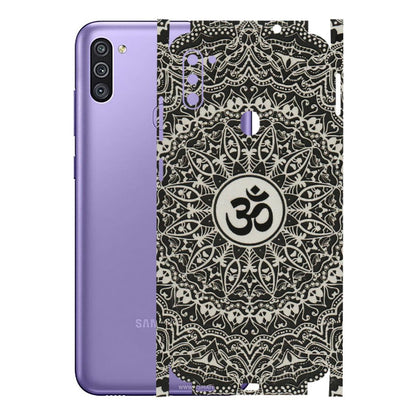 Samsung M/F/Note/Flip and C Phone Skins (All Models) - Aum Elegant Mandala - 3D Embossed Finish (L-62) Samsung Galaxy M11