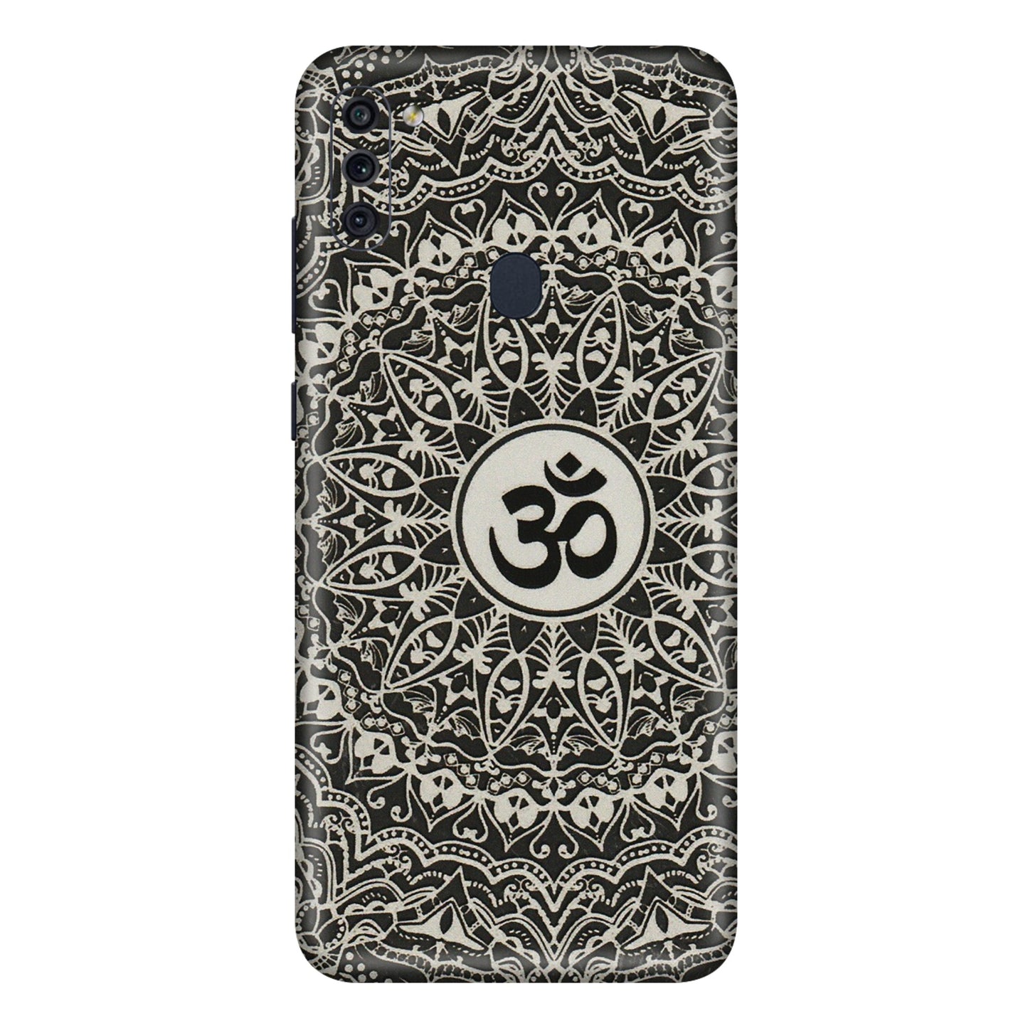 Samsung M/F/Note/Flip and C Phone Skins (All Models) - Aum Elegant Mandala - 3D Embossed Finish (L-62) Samsung Galaxy M11