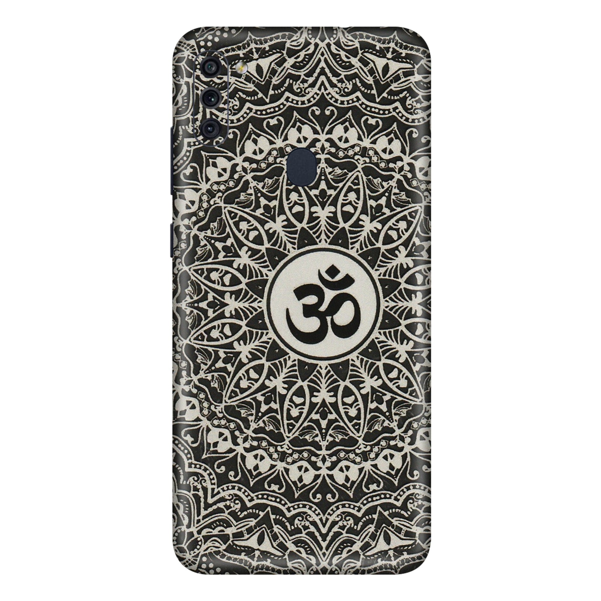 Samsung M/F/Note/Flip and C Phone Skins (All Models) - Aum Elegant Mandala - 3D Embossed Finish (L-62) Samsung Galaxy M11