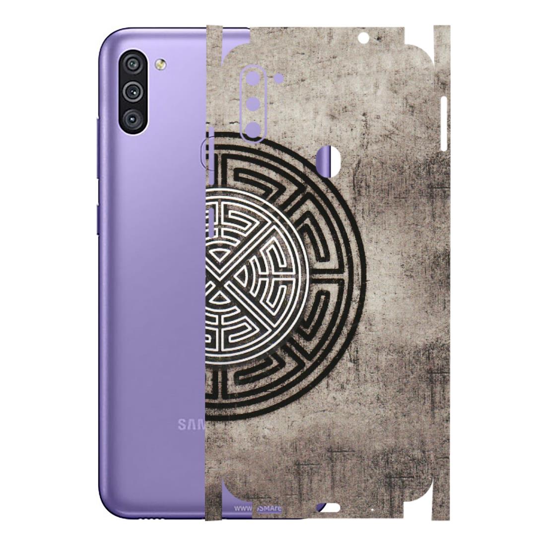 Samsung M/F/Note/Flip and C Phone Skins (All Models) - Mysterious Circular Design - 3D Embossed Finish (L-63) Samsung Galaxy M11