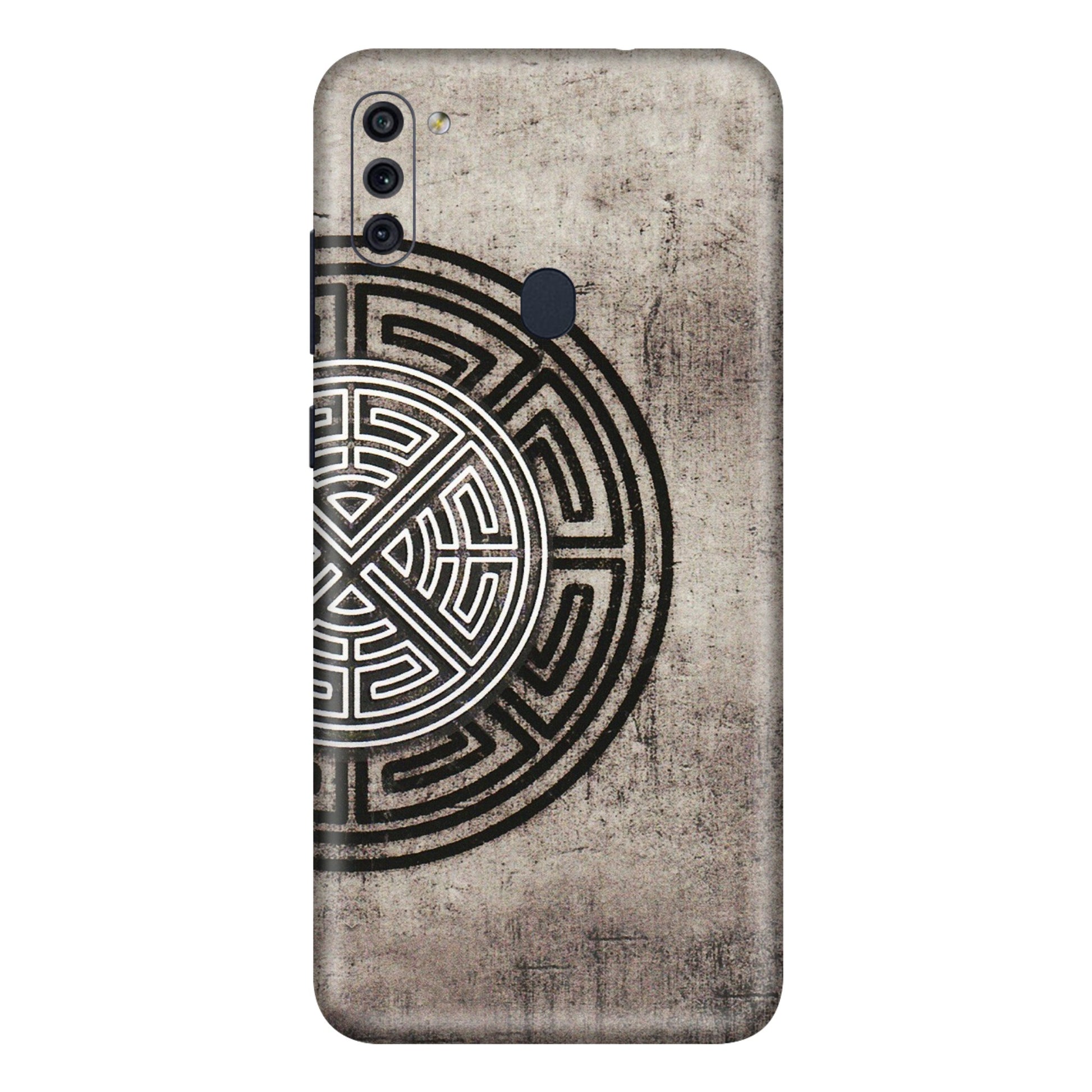 Samsung M/F/Note/Flip and C Phone Skins (All Models) - Mysterious Circular Design - 3D Embossed Finish (L-63) Samsung Galaxy M11