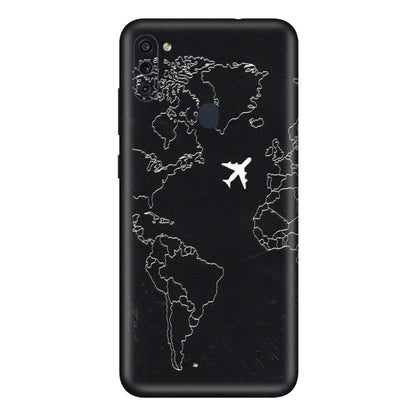 Samsung M/F/Note/Flip and C Phone Skins (All Models) - Never Ending Travel - 3D Embossed Finish (L-79) Samsung Galaxy M11