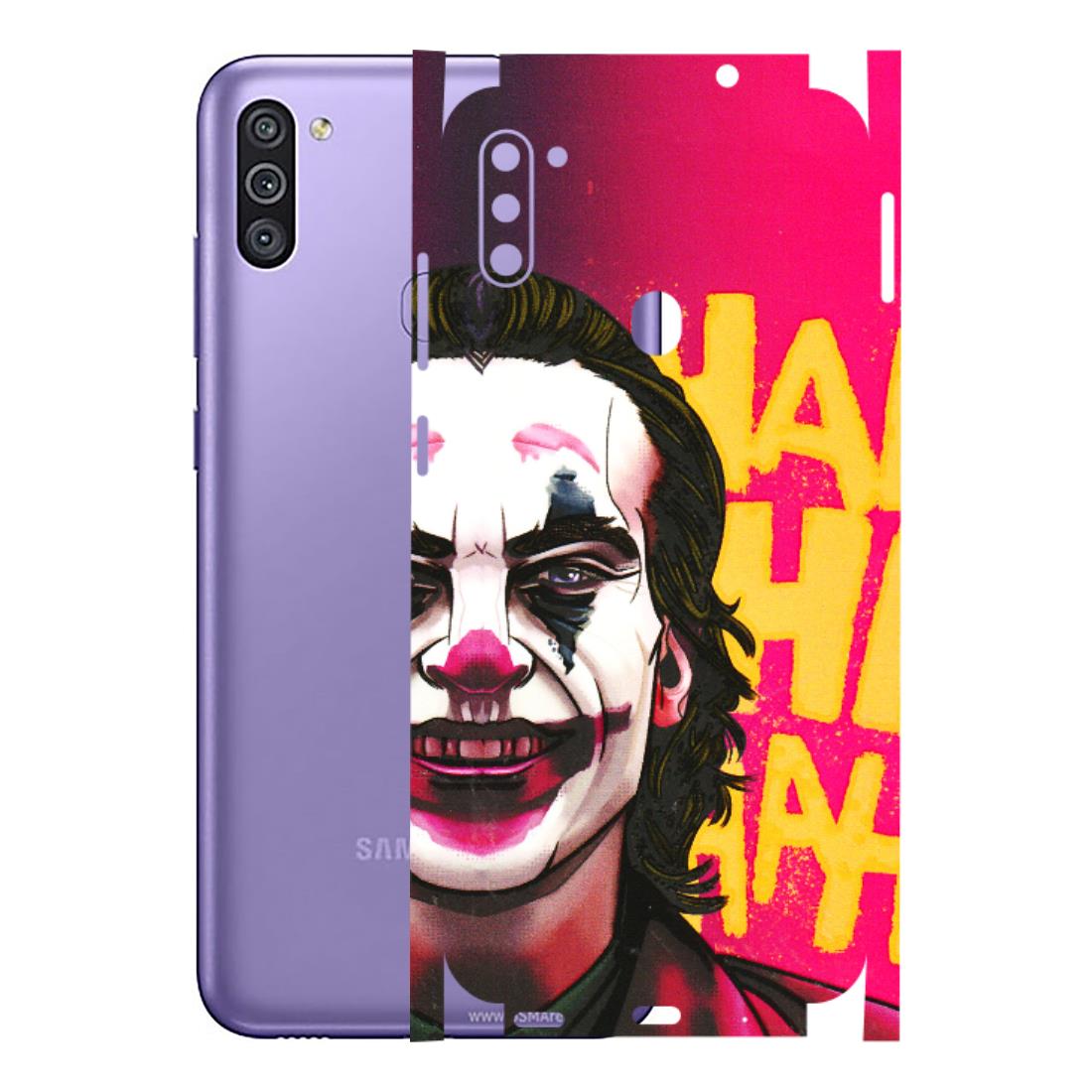 Samsung M/F/Note/Flip and C Phone Skins (All Models) - Joker Evil Laugh - 3D Embossed Finish (L-97) Samsung Galaxy M11