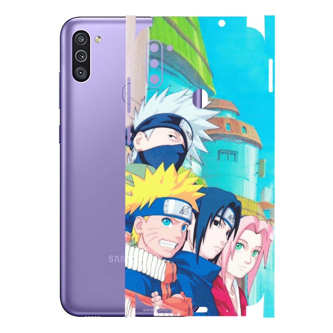 Samsung M/F/Note/Flip and C Phone Skins (All Models) - Team Minato And Kakashi - Matte Finish (M-101) Samsung Galaxy M11