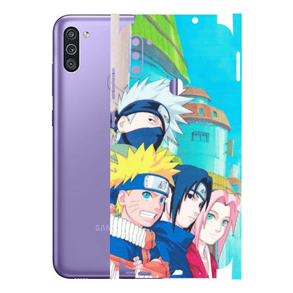 Samsung M/F/Note/Flip and C Phone Skins (All Models) - Team Minato And Kakashi - Matte Finish (M-101) Samsung Galaxy M11