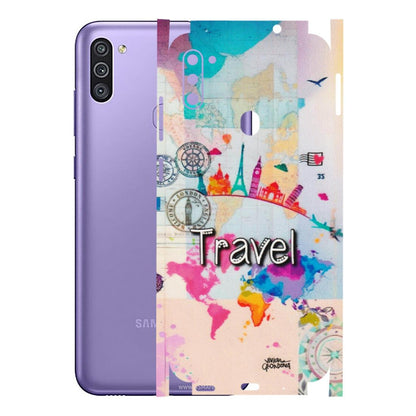Samsung M/F/Note/Flip and C Phone Skins (All Models) - Travel The Wonders - Matte Finish (M-108) Samsung Galaxy M11