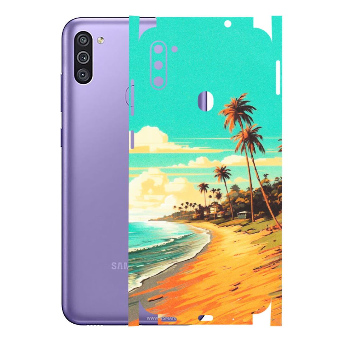 Samsung M/F/Note/Flip and C Phone Skins (All Models) - Miami Beach - Matte Finish (M-136) Samsung Galaxy M11