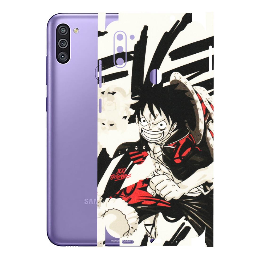 Samsung M/F/Note/Flip and C Phone Skins (All Models) - Monkey D.Luffy Manga Anime - Matte Finish (M-145) Samsung Galaxy M11