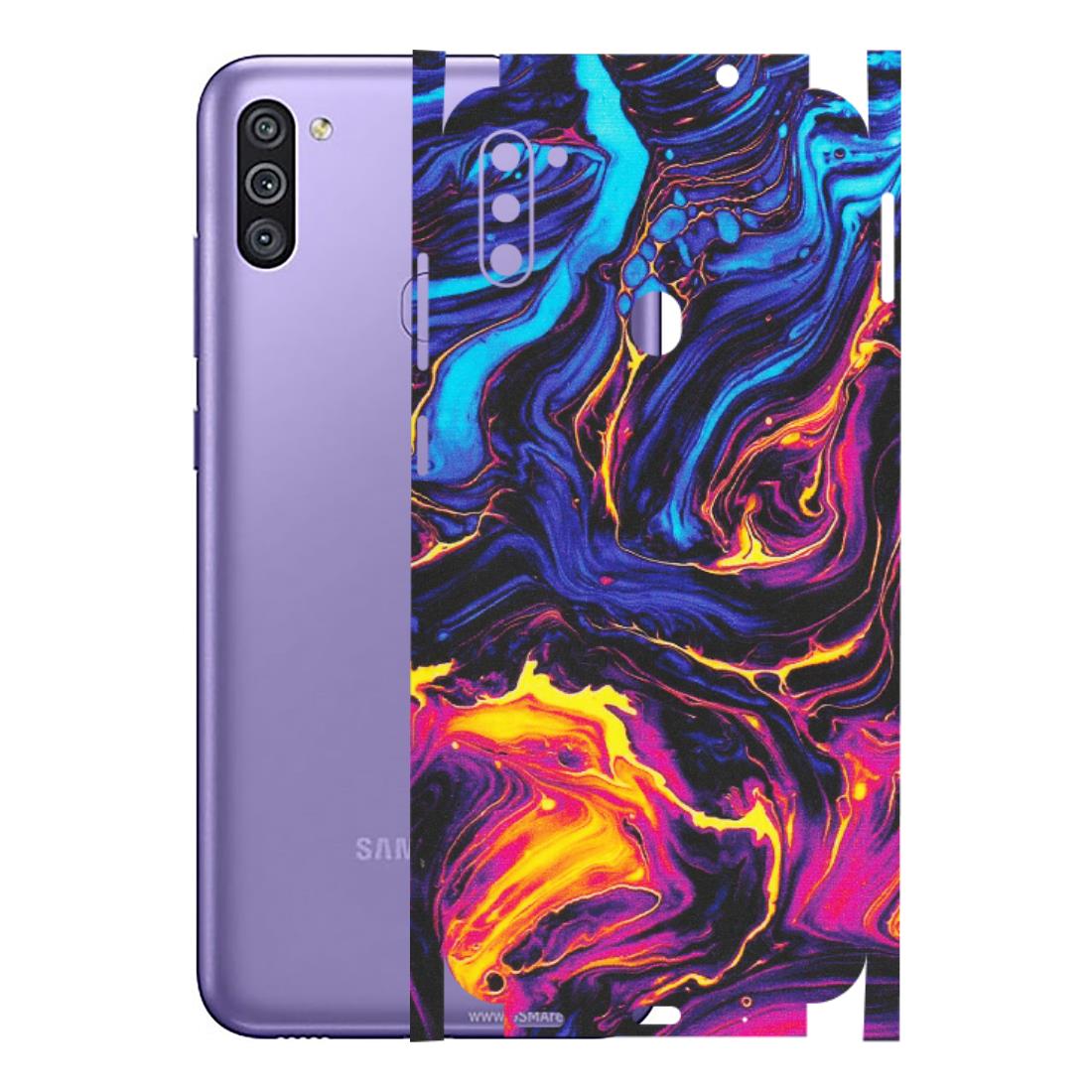 Samsung M/F/Note/Flip and C Phone Skins (All Models) - Abstract Paint Classy - Matte Finish (M-15) Samsung Galaxy M11