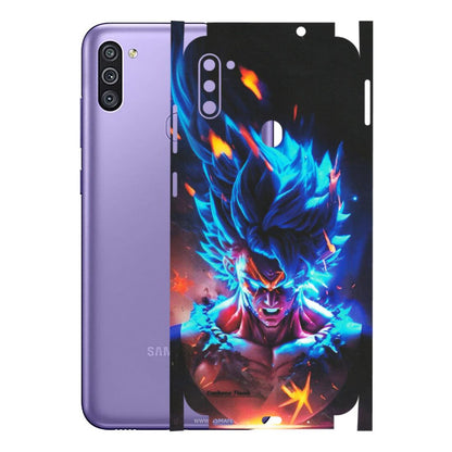 Samsung M/F/Note/Flip and C Phone Skins (All Models) - Angry Goku Dragon Ball Anime - Matte Finish (M-150) Samsung Galaxy M11