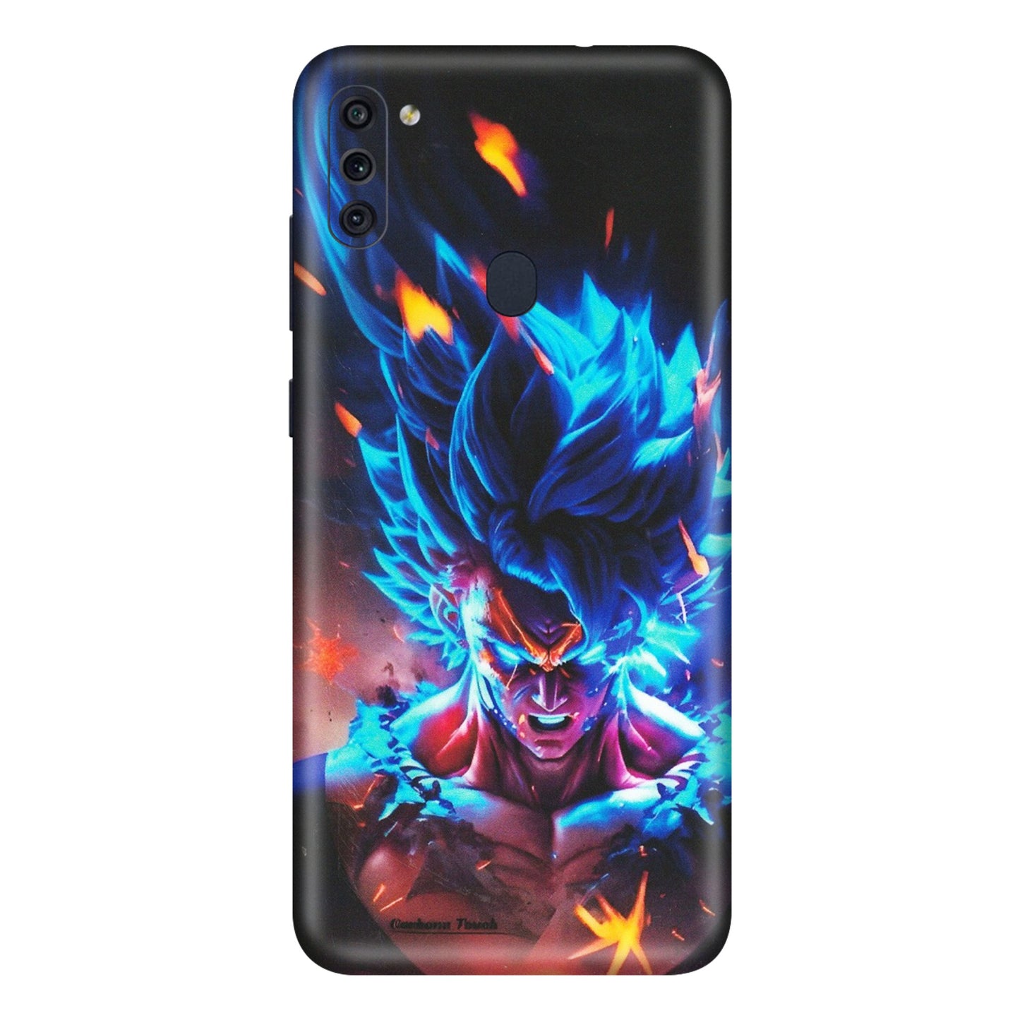 Samsung M/F/Note/Flip and C Phone Skins (All Models) - Angry Goku Dragon Ball Anime - Matte Finish (M-150) Samsung Galaxy M11