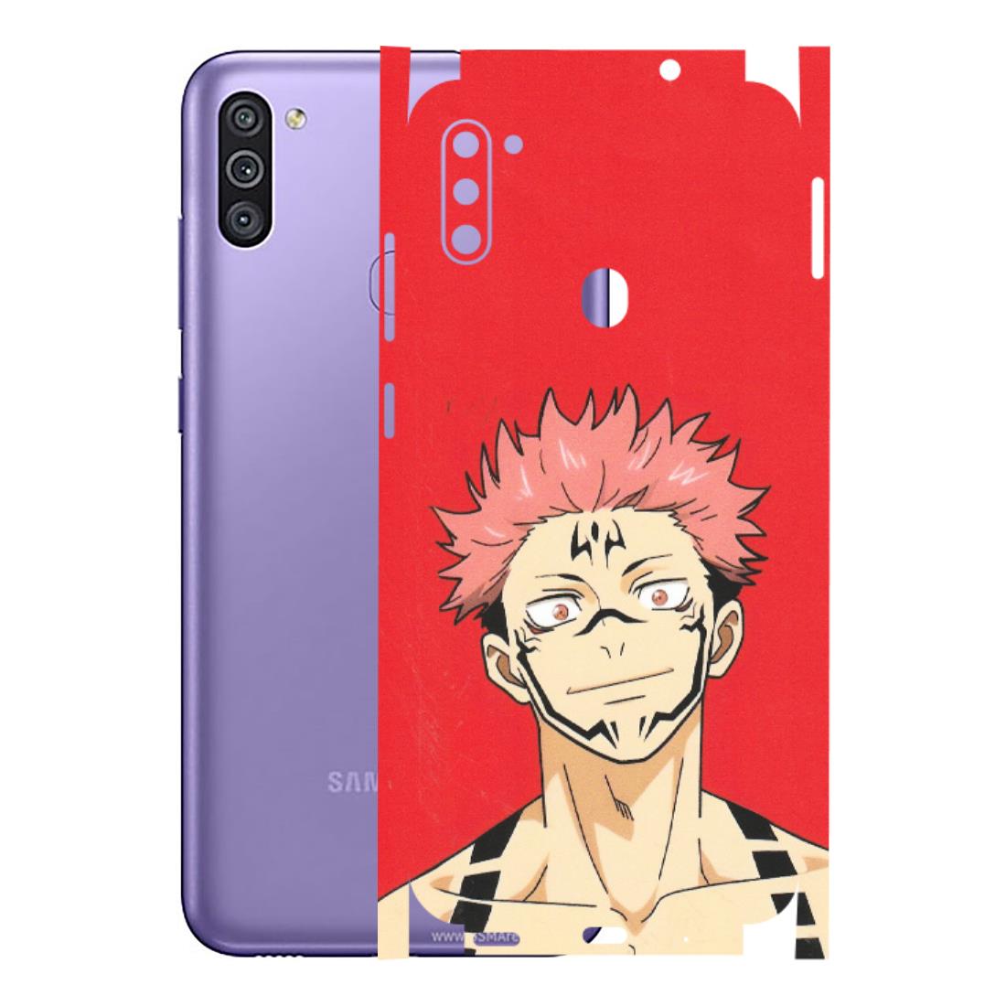 Samsung M/F/Note/Flip and C Phone Skins (All Models) - Ryomen Sukuna Fun Anime - Matte Finish (M-153) Samsung Galaxy M11