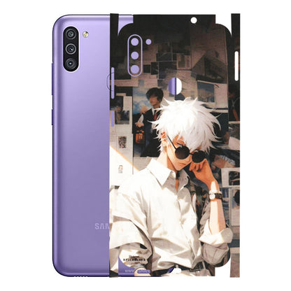 Samsung M/F/Note/Flip and C Phone Skins (All Models) - Gojo Satoru Jujustu Kaisen Anime - Matte Finish (M-156) Samsung Galaxy M11