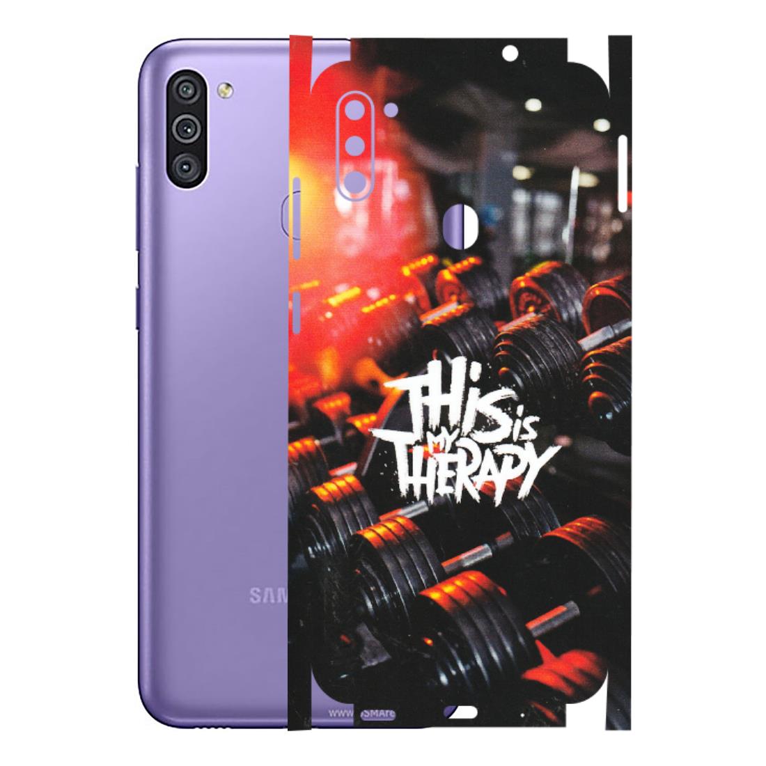 Samsung M/F/Note/Flip and C Phone Skins (All Models) - GYM Lover Therapy - Matte Finish (M-160) Samsung Galaxy M11