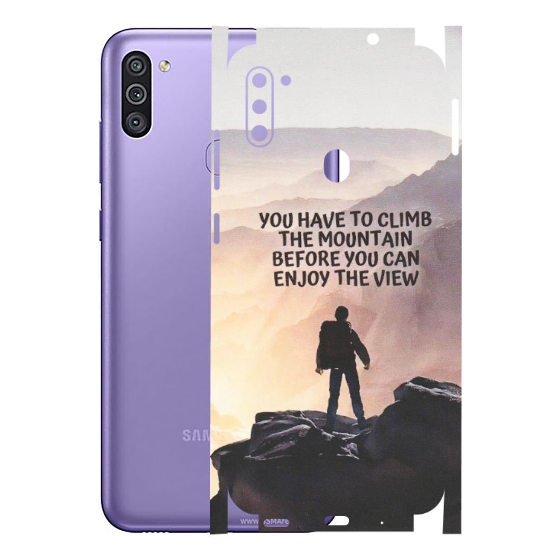 Samsung M/F/Note/Flip and C Phone Skins (All Models) - Motivational Hiking Mountain - Matte Finish (M-28) Samsung Galaxy M11