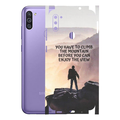Samsung M/F/Note/Flip and C Phone Skins (All Models) - Motivational Hiking Mountain - Matte Finish (M-28) Samsung Galaxy M11