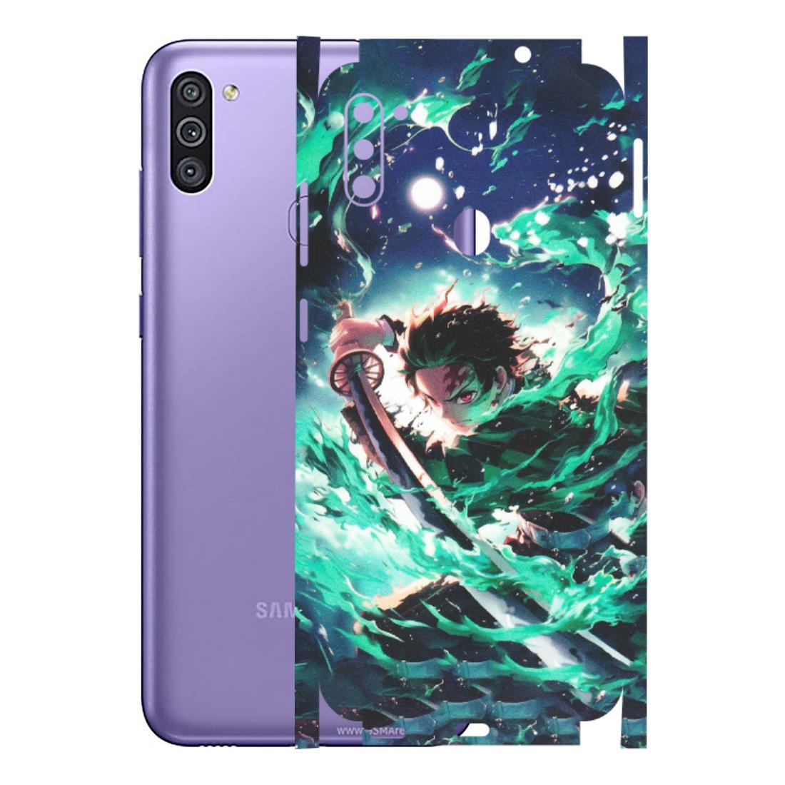 Samsung M/F/Note/Flip and C Phone Skins (All Models) - Sword Fighter Anime - Matte Finish (M-29) Samsung Galaxy M11