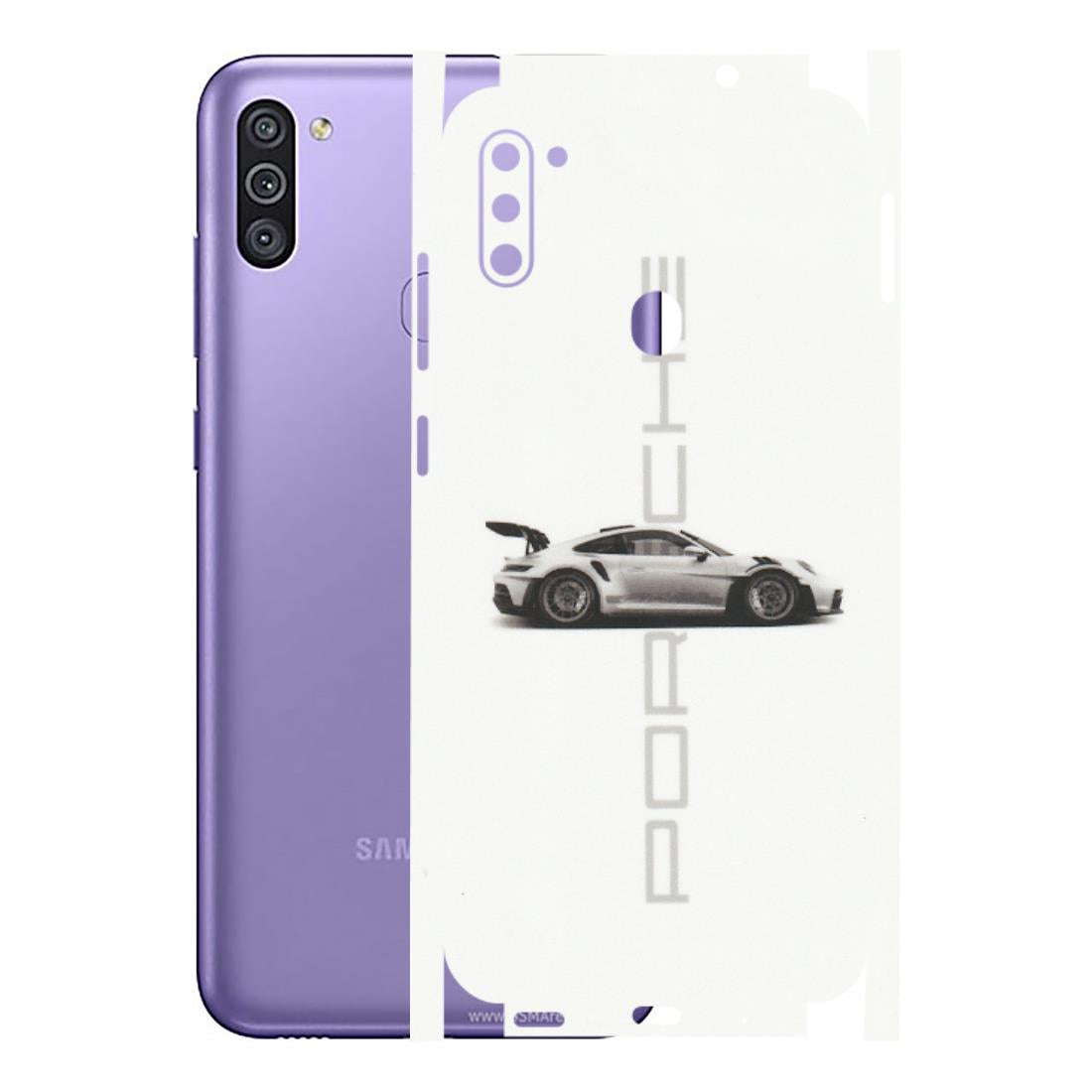 Samsung M/F/Note/Flip and C Phone Skins (All Models) - Porche Car Lover - Matte Finish (M-31) Samsung Galaxy M11