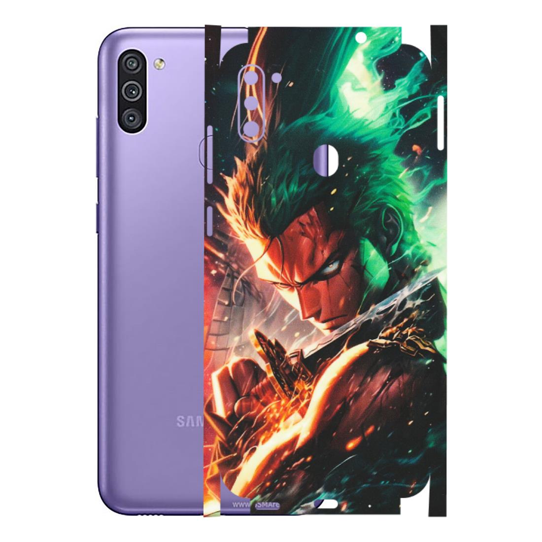Samsung M/F/Note/Flip and C Phone Skins (All Models) - Anime Gojo Sword - Matte Finish (M-32) Samsung Galaxy M11