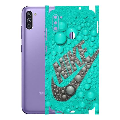 Samsung M/F/Note/Flip and C Phone Skins (All Models) - Shoe Brand Bubbles - Matte Finish (M-42) Samsung Galaxy M11