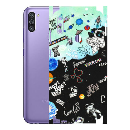 Samsung M/F/Note/Flip and C Phone Skins (All Models) - Living In A Space Dream - Matte Finish (M-46) Samsung Galaxy M11