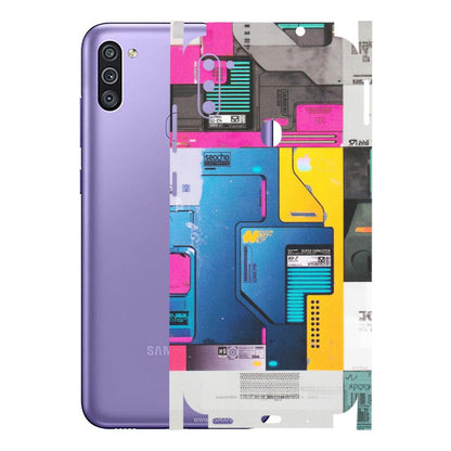 Samsung M/F/Note/Flip and C Phone Skins (All Models) - Colourfull Motherboard Internals - Matte Finish (M-55) Samsung Galaxy M11