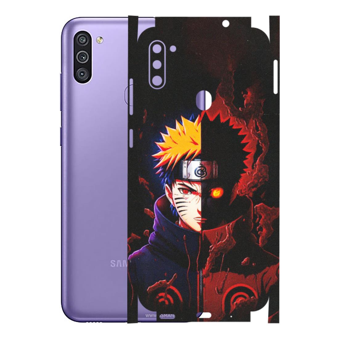 Samsung M/F/Note/Flip and C Phone Skins (All Models) - Naruto X Evil - Matte Finish (M-70) Samsung Galaxy M11