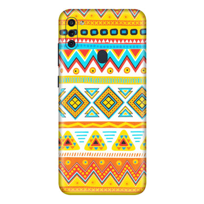 Samsung M/F/Note/Flip and C Phone Skins (All Models) - Mexican Abstract - Matte Finish (M-71) Samsung Galaxy M11