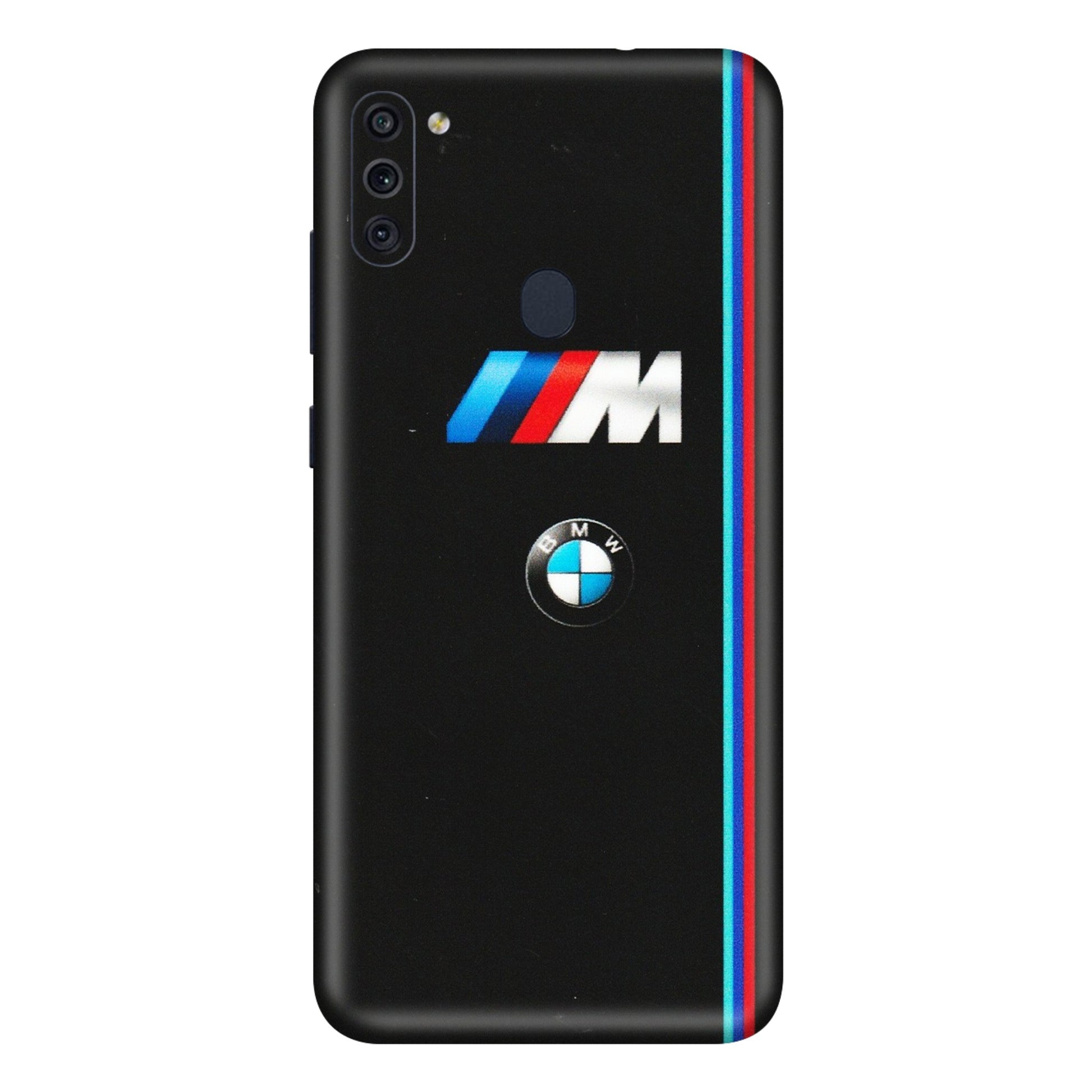 Samsung M/F/Note/Flip and C Phone Skins (All Models) - Styling With Black BMW - Matte Finish (M-74) Samsung Galaxy M11