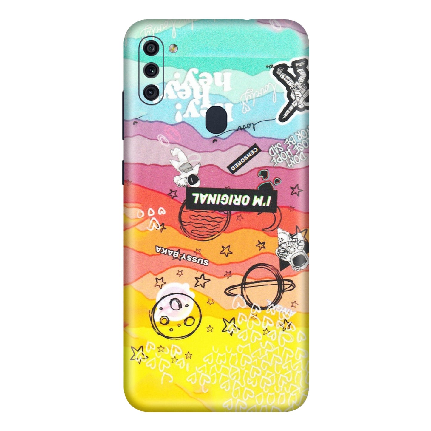Samsung M/F/Note/Flip and C Phone Skins (All Models) - The Original Astronaut - Matte Finish (M-79) Samsung Galaxy M11