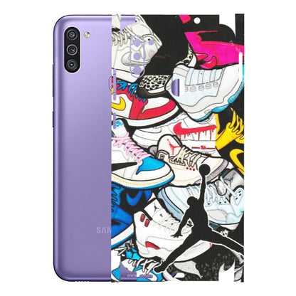 Samsung M/F/Note/Flip and C Phone Skins (All Models) - Jordan Sneakers Fan - Matte Finish (M-80) Samsung Galaxy M11