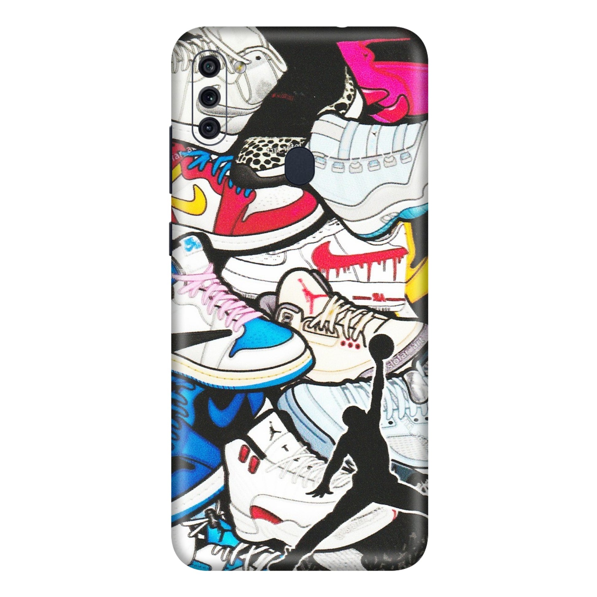 Samsung M/F/Note/Flip and C Phone Skins (All Models) - Jordan Sneakers Fan - Matte Finish (M-80) Samsung Galaxy M11