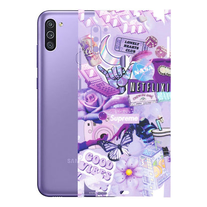Samsung M/F/Note/Flip and C Phone Skins (All Models) - Supreme Purple Magic - Matte Finish (M-88) Samsung Galaxy M11