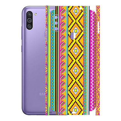 Samsung M/F/Note/Flip and C Phone Skins (All Models) - Thai illustration - Matte Finish (M-89) Samsung Galaxy M11