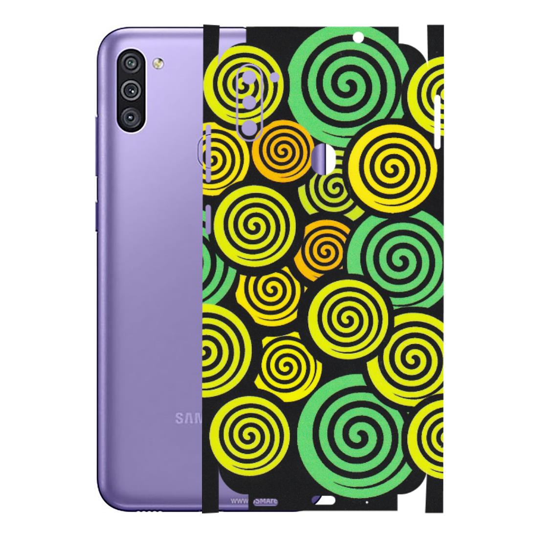 Samsung M/F/Note/Flip and C Phone Skins (All Models) - Crazy Spiral - Matte Finish (M-91) Samsung Galaxy M11
